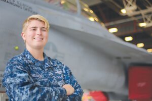 Courtesy of Navy Public Affairs Petty Officer 3rd Class Natasha Thilmony is an aviation electronics technician with VAQ-130.
