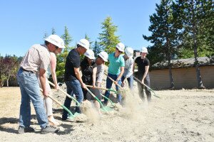 By Christina Corrales-Toy Members of the SolTerra team break ground on Atlas, a new LEED Platinum-designed mixed-use apartment building in Newcastle.