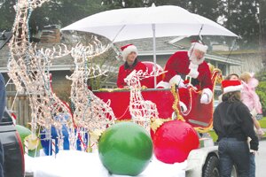 Contributed Santa tours the Newport Hills neighborhood at a previous December event.