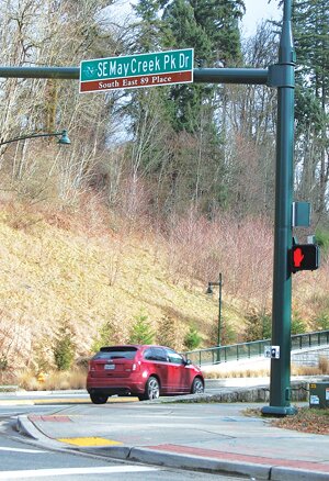 By Christina Corrales-Toy Street becomes a drive The Southeast 88th Street corridor was officially rebranded as Southeast May Creek Park Drive, after city staff installed 15 to 20 new signs along the street at the beginning of February. The City Council approved the name change in November, setting one continuous name for the street that begins off Coal Creek Parkway as Southeast 89th Place and actually changed names six times along its route.