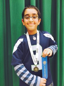 By Christina Corrales-Toy Newcastle Elementary fifth-grader Pravir Chugh won his second straight geography bee Jan. 23.